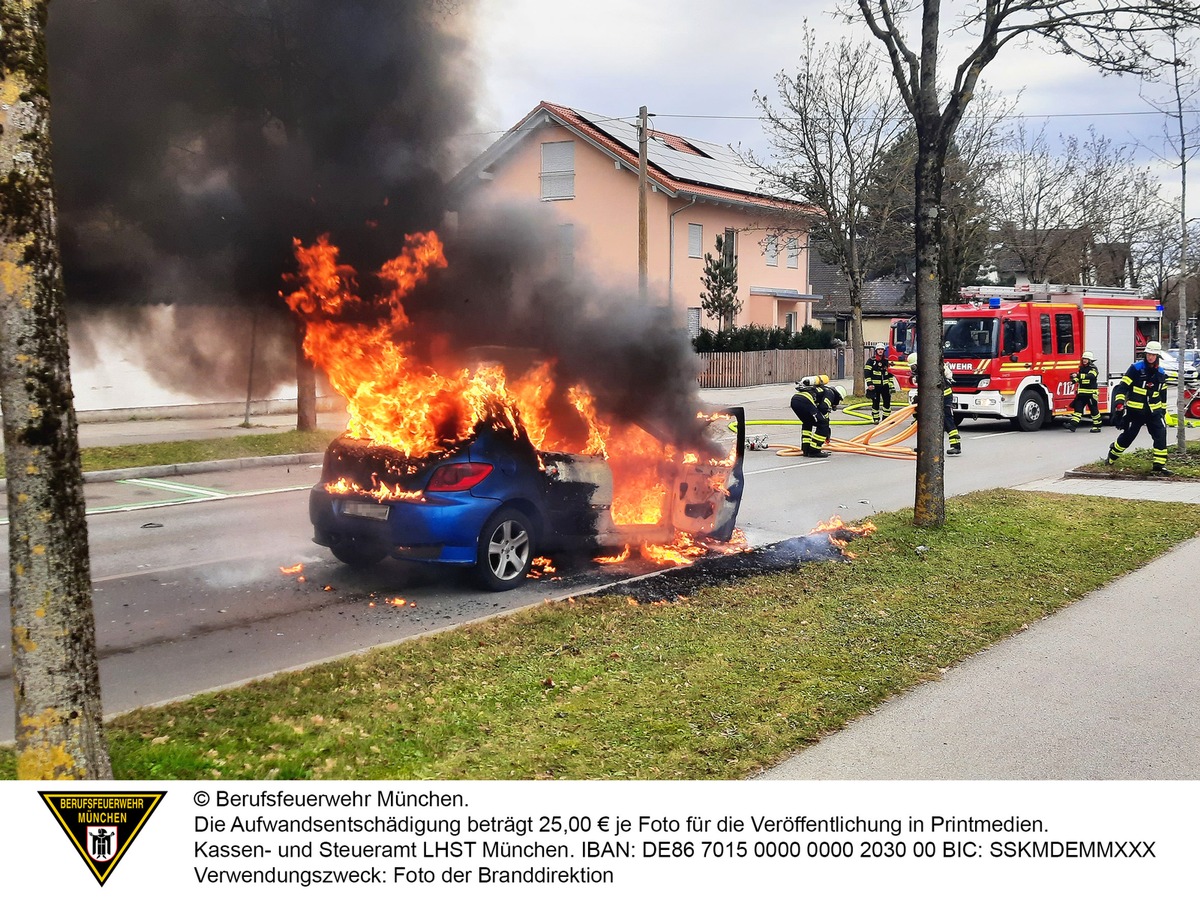 FW-M: Peugeot in Flammen (Am Hart)