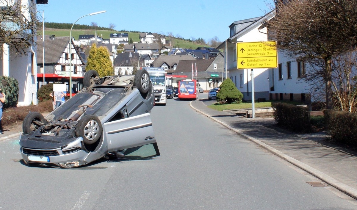 POL-OE: Korrektur: 64-Jährige bei Verkehrsunfall verletzt