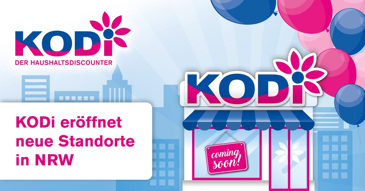 KODi eröffnet neue Standorte in NRW