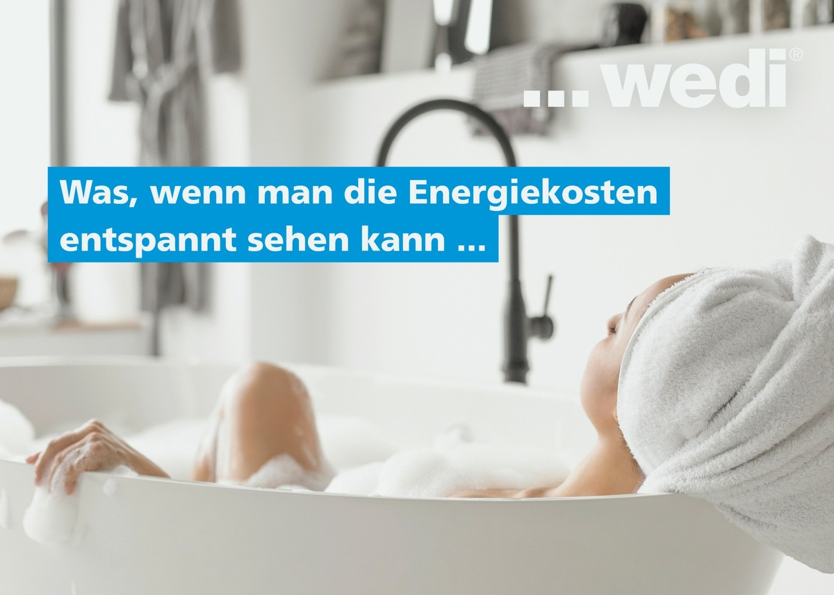 wedi: Energetische Badsanierung – Energiekosten senken