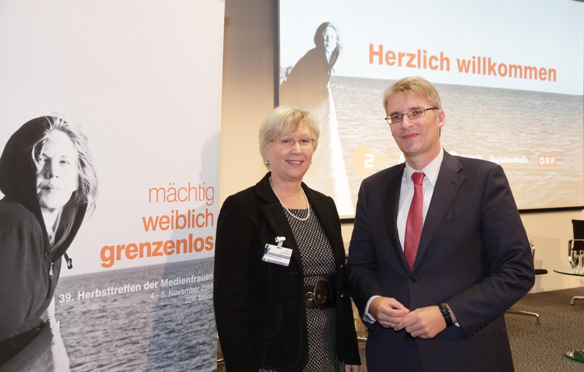 &quot;mächtig, weiblich, grenzenlos&quot; / ZDF empfing Medienfrauen zum Herbsttreffen auf dem Mainzer Lerchenberg (FOTO)