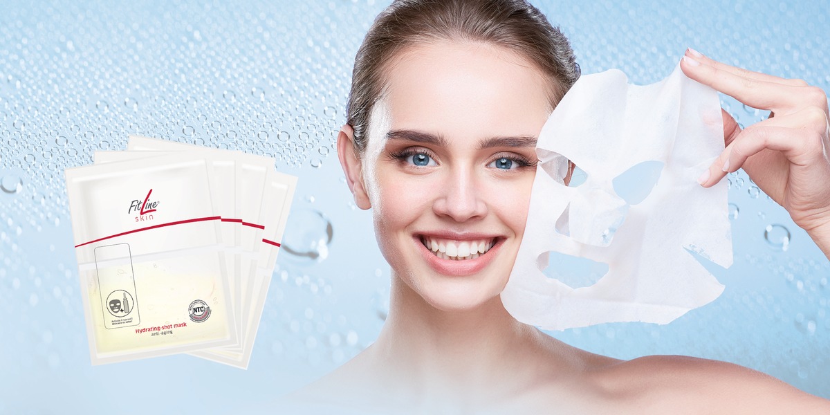 Enthülle Deine Schönheit! Die neue FitLine skin Hydrating-shot mask