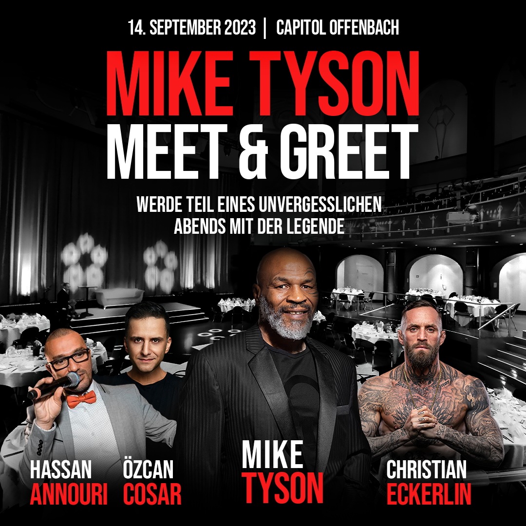 Meet &amp; Greet erfreut sich hoher Nachfrage: Box-Champion Mike Tyson kommt nach Offenbach