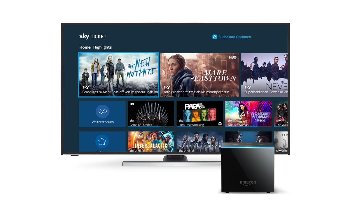 Sky Ticket in Deutschland jetzt auf weiteren Fire TV-Geräten verfügbar