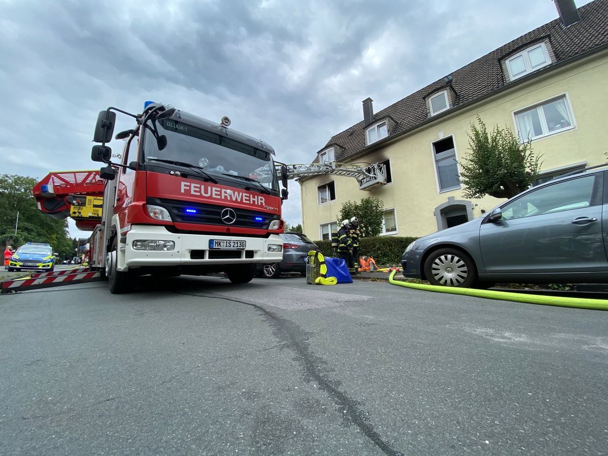 FW-MK: +++Update - Wohnungsbrand in der Zollernstraße+++