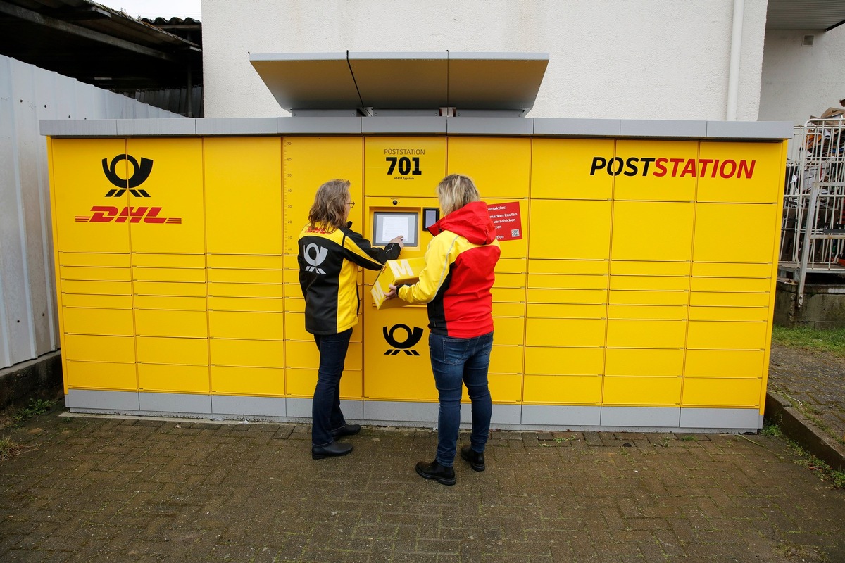 PM: Deutsche Post DHL baut Netz auf 1.000 Poststationen aus -  24/7-Verfügbarkeit postalischer Services in der Stadt und auf dem Land