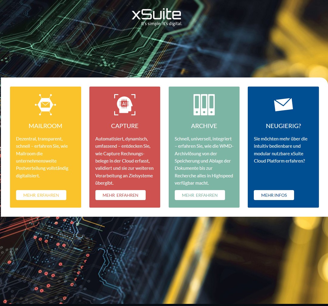 WMD Group erweitert Informationsmanagement-Plattform xSuite um Cloud-Dienste