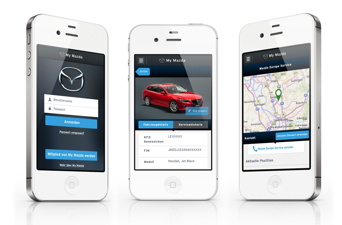 My Mazda App in neuem Design (FOTO)