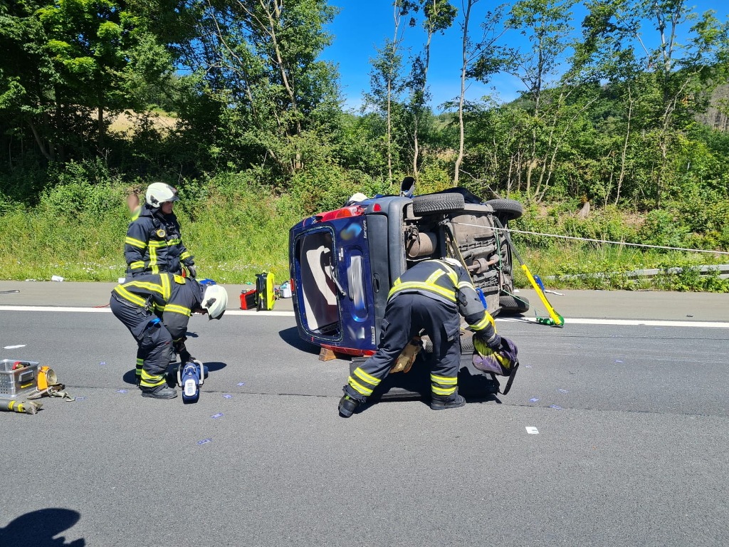 FW-MK: Schwerer Unfall auf der Autobahn BAB 46