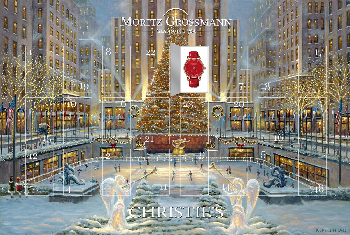 Moritz Grossmann versteigert zum zehnjährigen Jubiläum 24 Luxusuhren über Christie&#039;s - Interaktiver Adventskalender zeigt allererste Capsule Collection neuer und einzigartiger Zeitmesser dieser Art