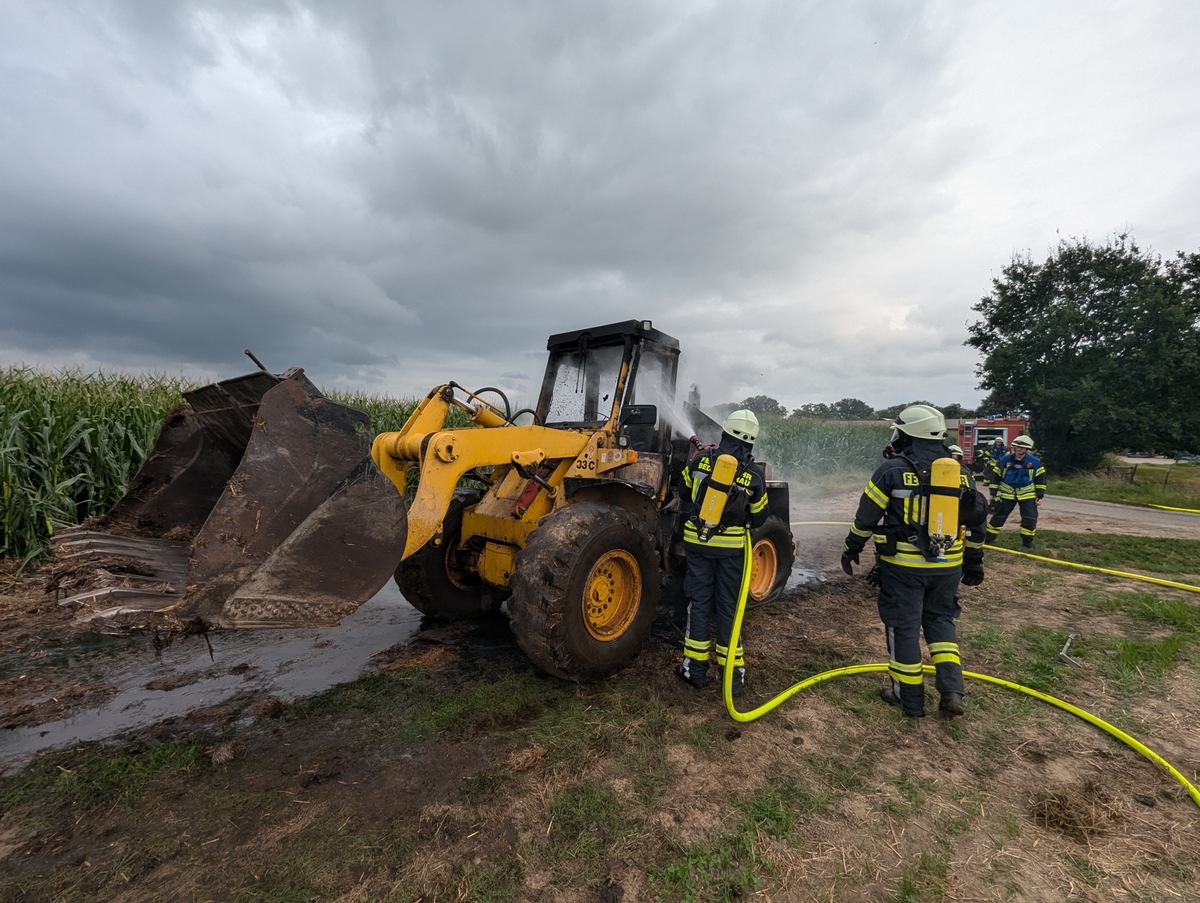 FW-KLE: Brand eines Radladers