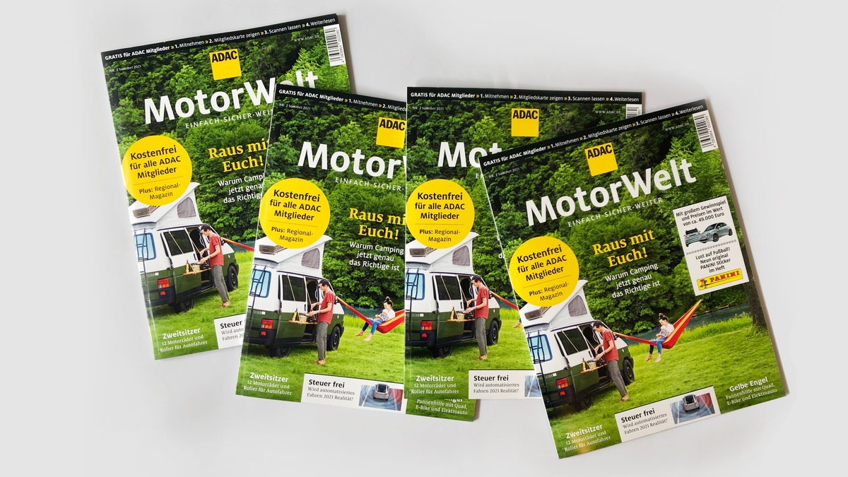 ADAC Motorwelt mit 5,9 Millionen Lesern / Erfolgreiche Neukonzeption des Clubmagazins