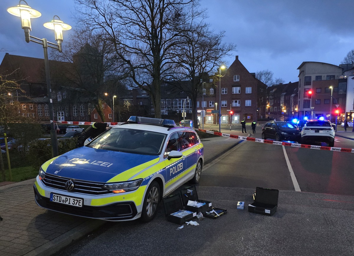 POL-STD: Auseinandersetzung in Stade - mehrere Personen verletzt - Lebensgefahr bei einem der Opfer