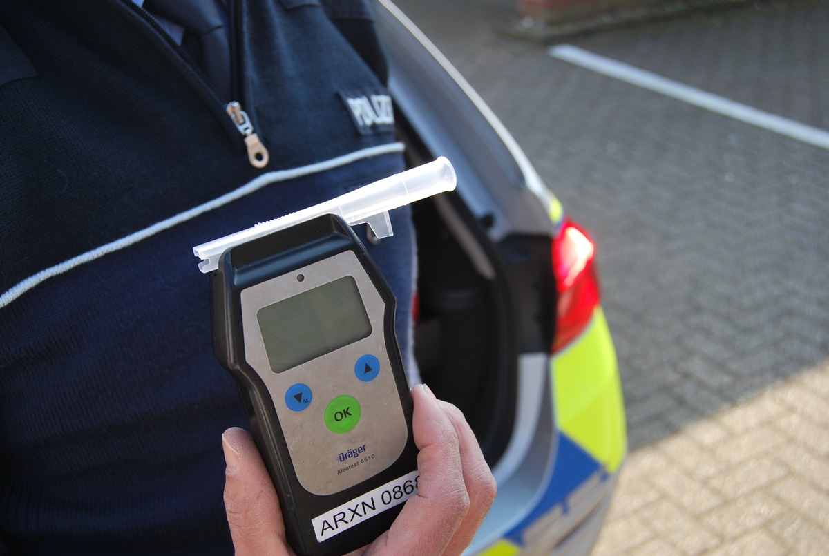 POL-NE: Polizei stellt Führerschein nach Alkoholfahrt sicher