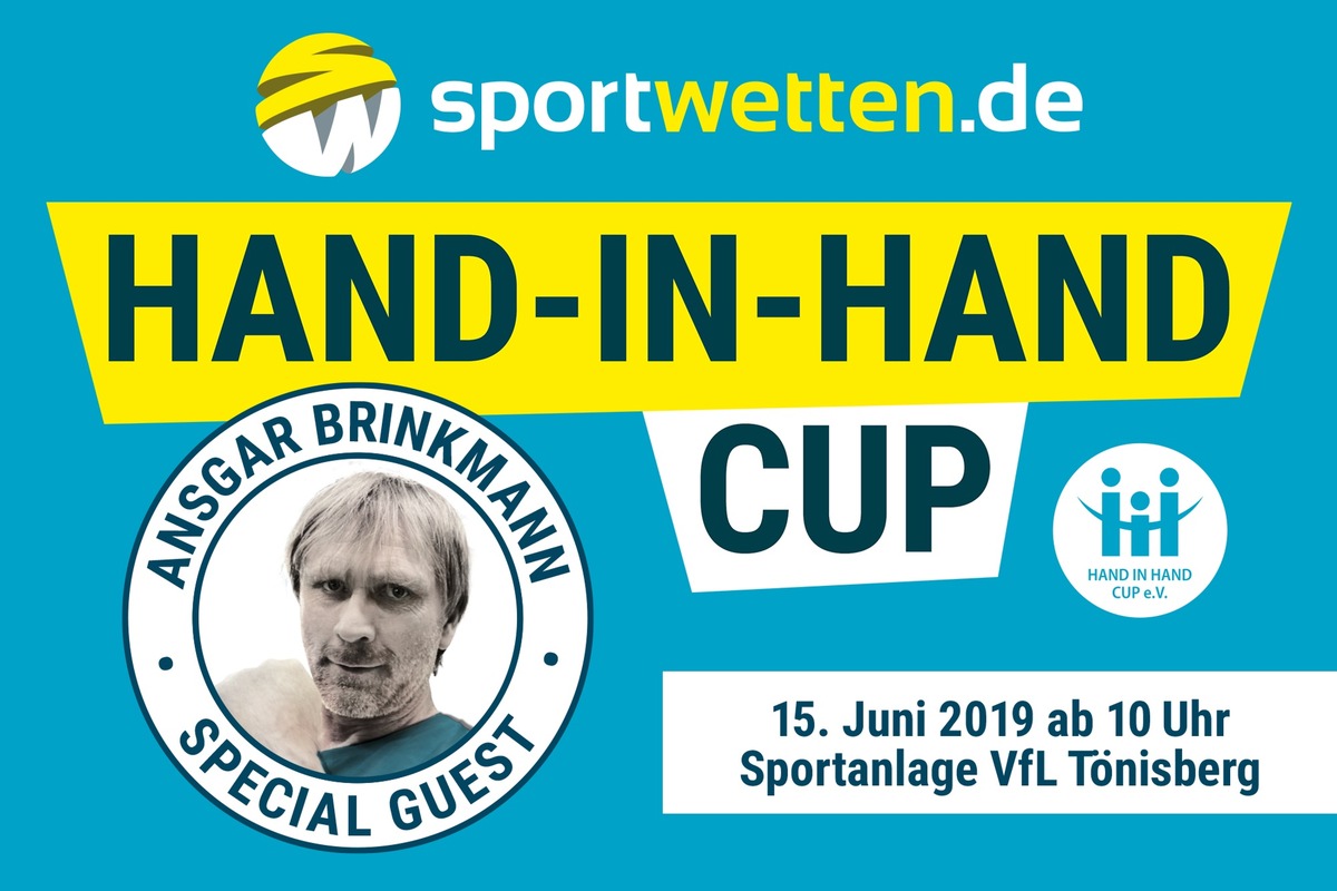 sportwetten.de holt Ansgar Brinkmann zum &#039;Hand-in-Hand-Cup 2019&#039;