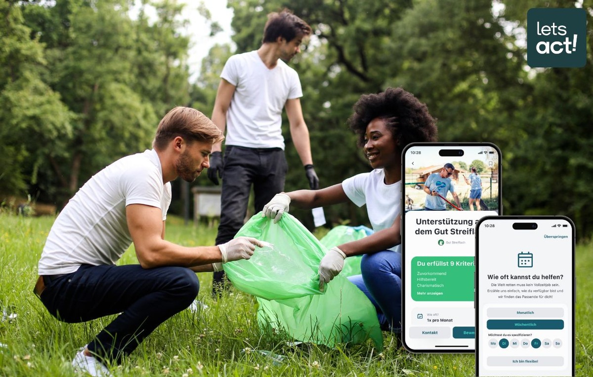 App-Tipp: letsact - mit einem Klick zum Ehrenamt