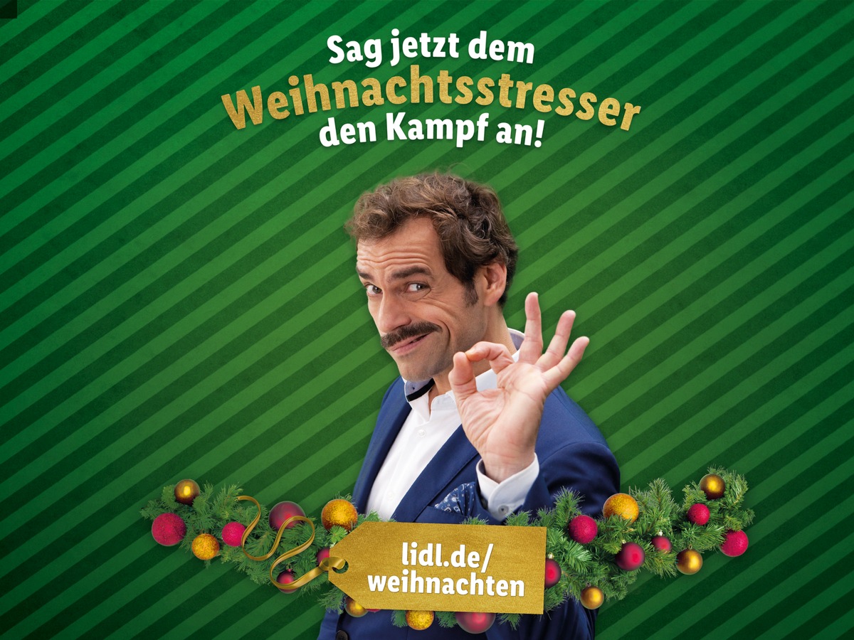 Lidl-Weihnachtskampagne 2019: Sag dem &quot;Weihnachtsstresser&quot; den Kampf an / 360-Grad-Kampagne zeigt, dass sich Überraschungen planen lassen (FOTO)