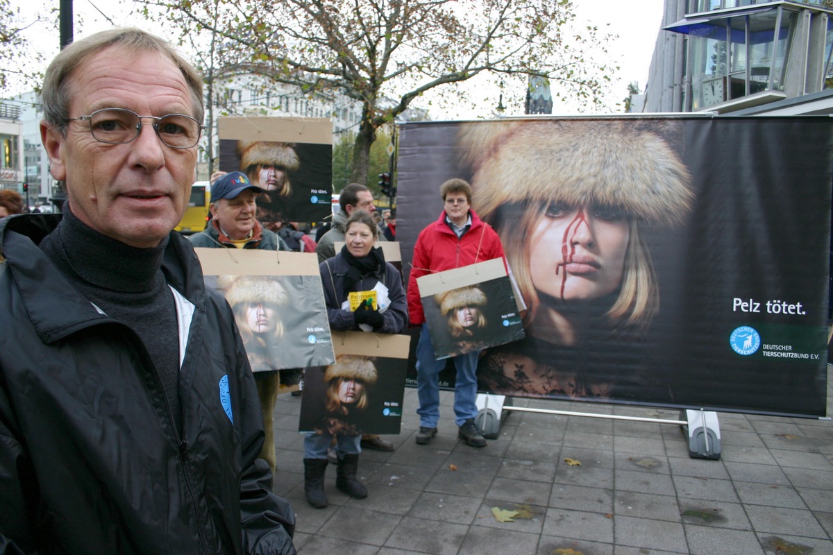 Pelz tötet! / Deutscher Tierschutzbund startet Anti-Pelzkampagne