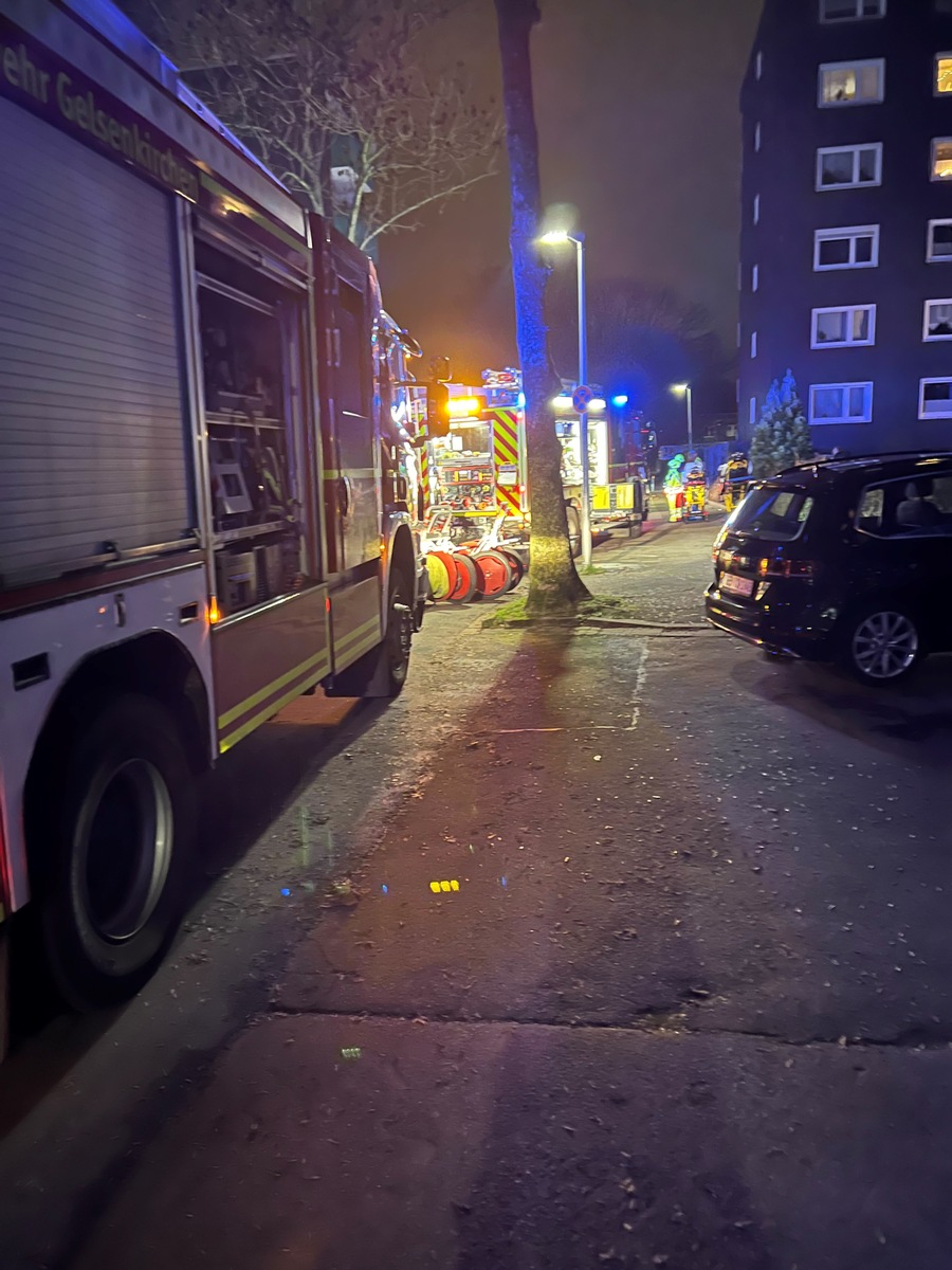 FW-GE: Gemeldeter Wohnungsbrand verlief glimpflich