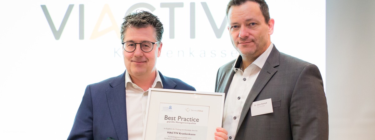 Viactiv Krankenkasse erneut im Club der Besten