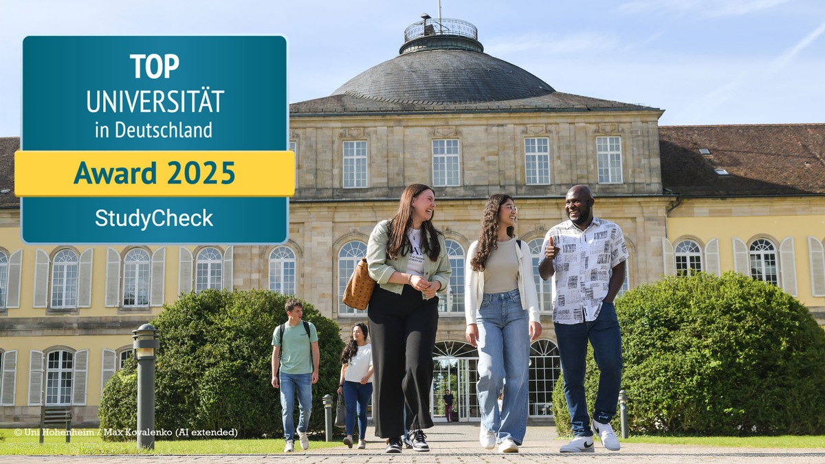 StudyCheck Award: Uni Hohenheim ist „Top Universität 2025“