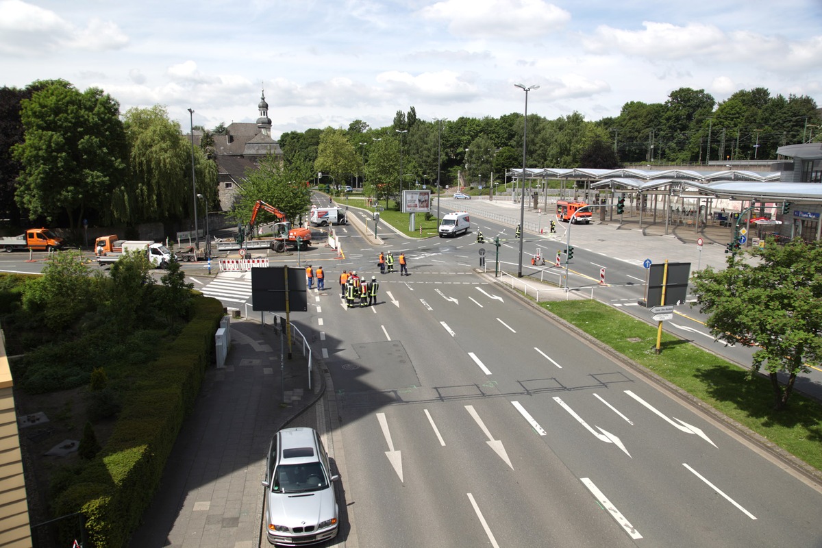 FW-E: Essen-Steele, Gasausströmung durch Tiefbauarbeiten, Schlussmeldung