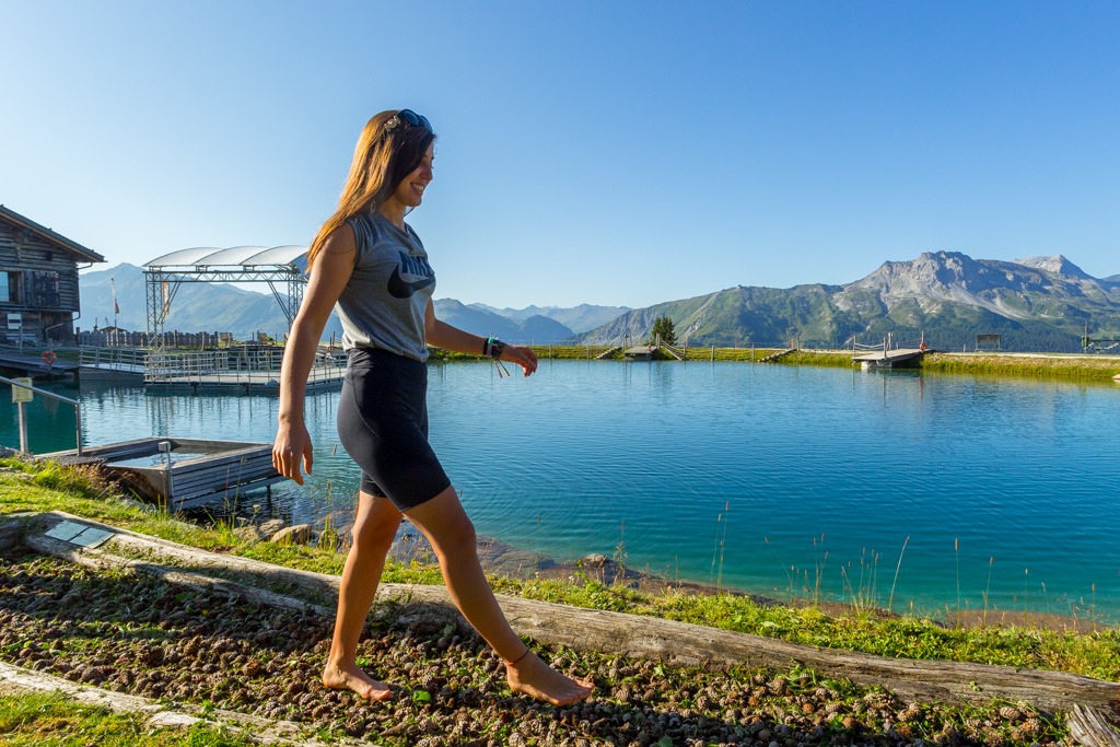 Kneipp-Weg um den Öpfelsee auf Madrisa