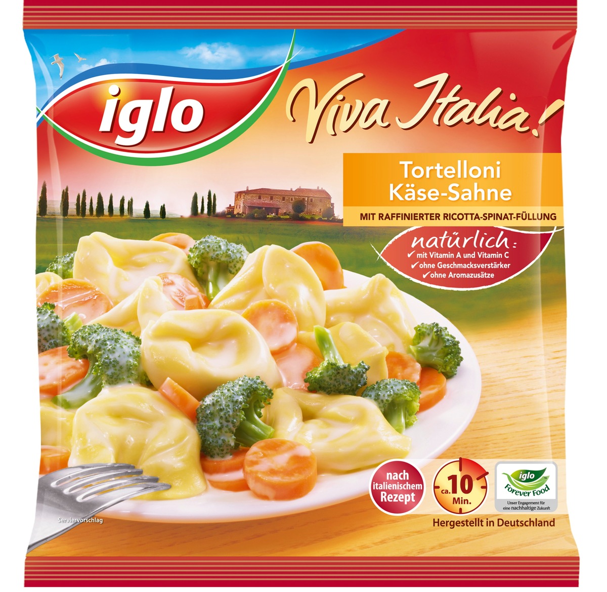 iglo GmbH ruft vorsorglich &quot;Viva Italia Tortelloni Käse-Sahne&quot; zurück (BILD)