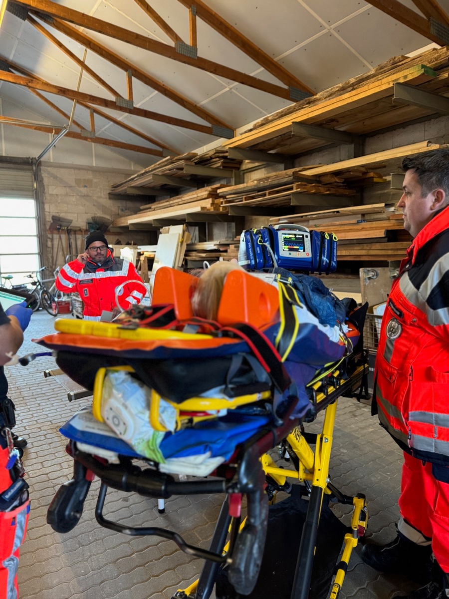 FW-SE: Großübung von Feuerwehr und Rettungsdienst in Wakendorf I