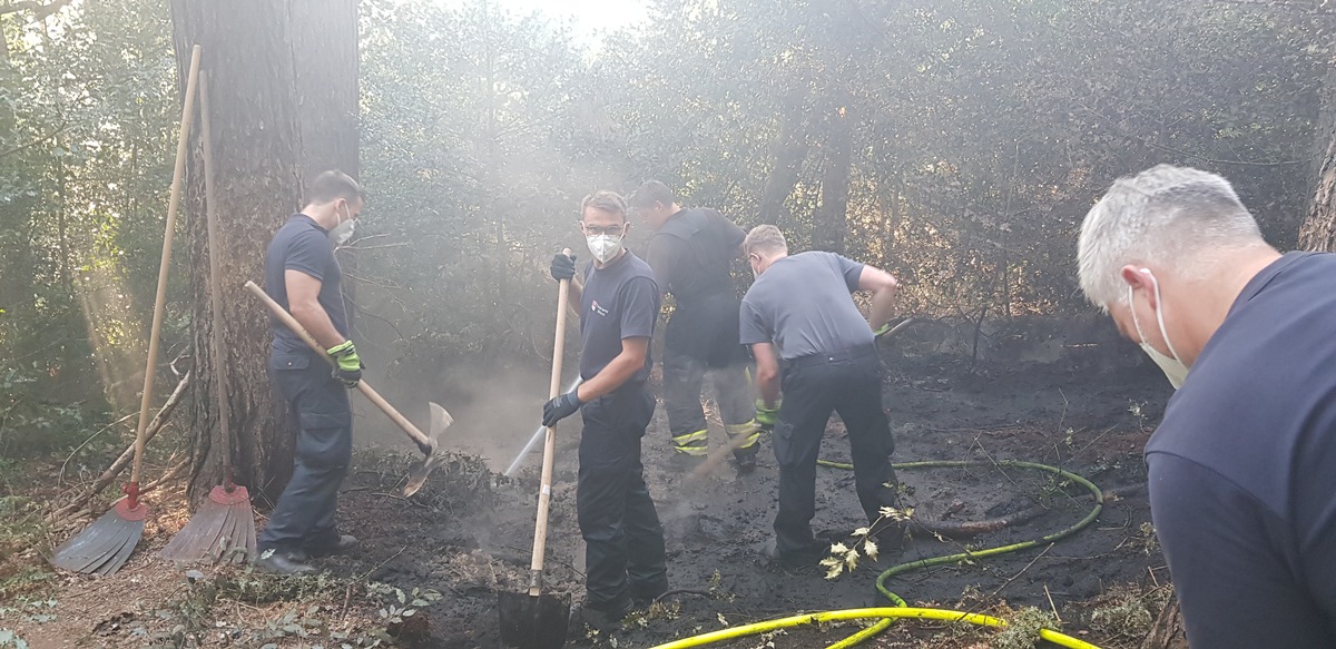 FW Witten: Folgemeldung Waldbrand