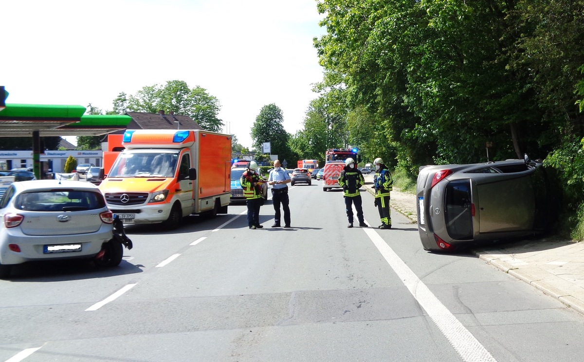 POL-BO: Verkehrsunfall mit Verletzten Zeppelindamm Zollstr.