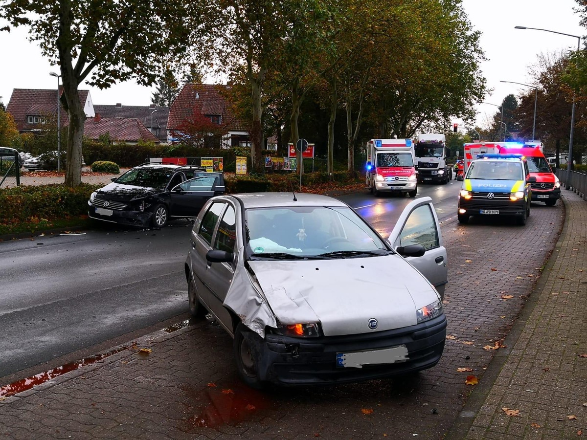 POL-NI: Verkehrsunfall mit zwei Verletzten