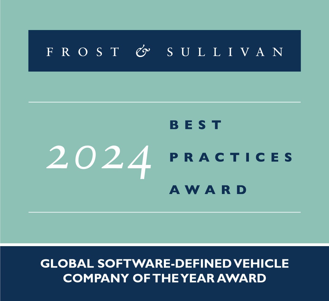 Valeo erhält Frost &amp; Sullivan Global Company of the Year Award 2024 für seine marktführende Position im Bereich Software Defined Vehicle