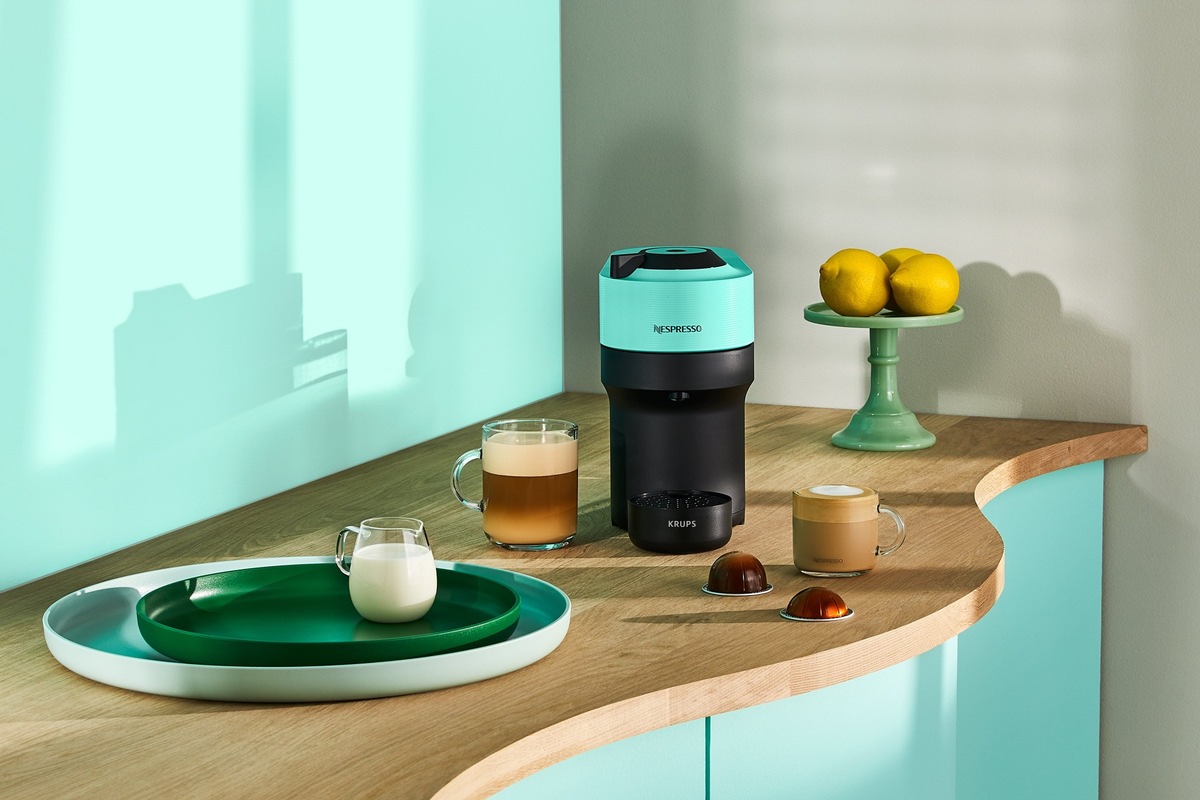 Die neue Krups Nespresso VERTUO POP verspricht ein buntes Kaffeeerlebnis