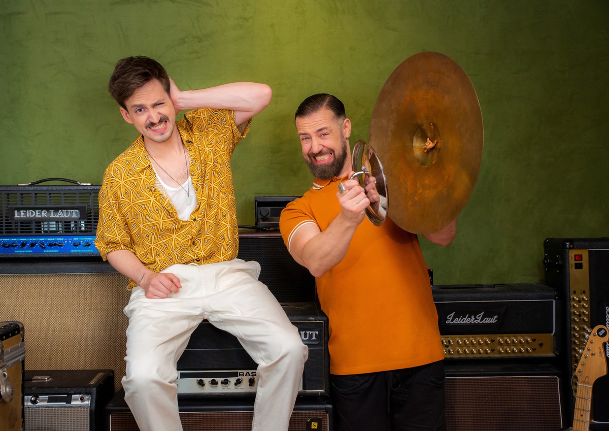 Neue Musik-Comedy-Show mit Marti Fischer und Bürger Lars Dietrich / Premiere von &quot;Leider laut&quot; am 2. November 2019 bei KiKA