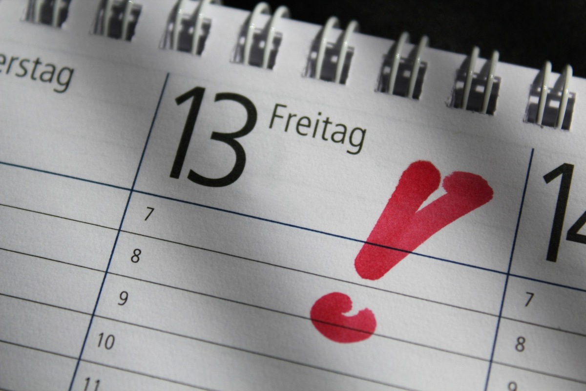 Freitag, der 13. – statistisch ein Tag wie jeder andere