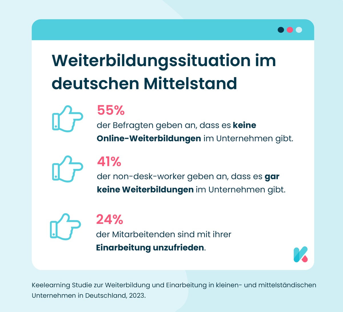 Neue Studie zeigt: Gravierendes Weiterbildungsproblem im deutschen Mittelstand