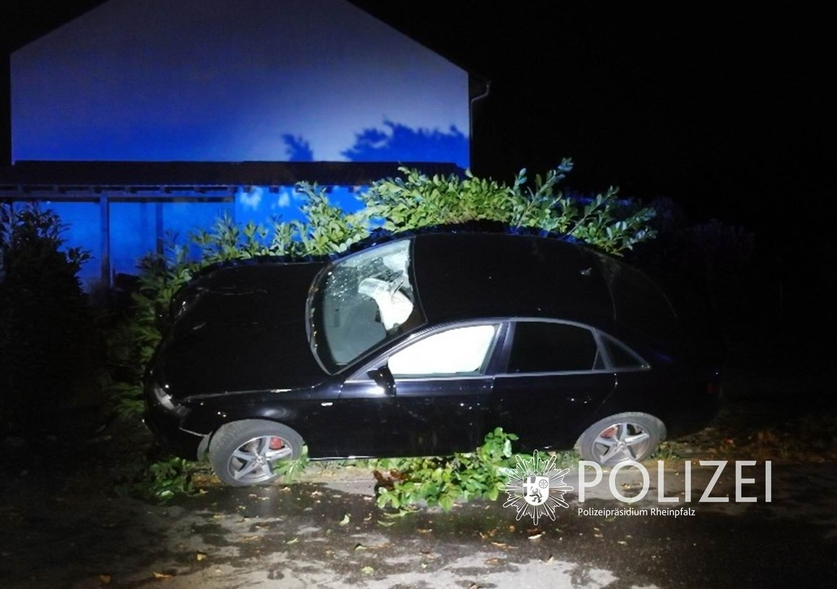 POL-PPRP: Auto in Schräglage