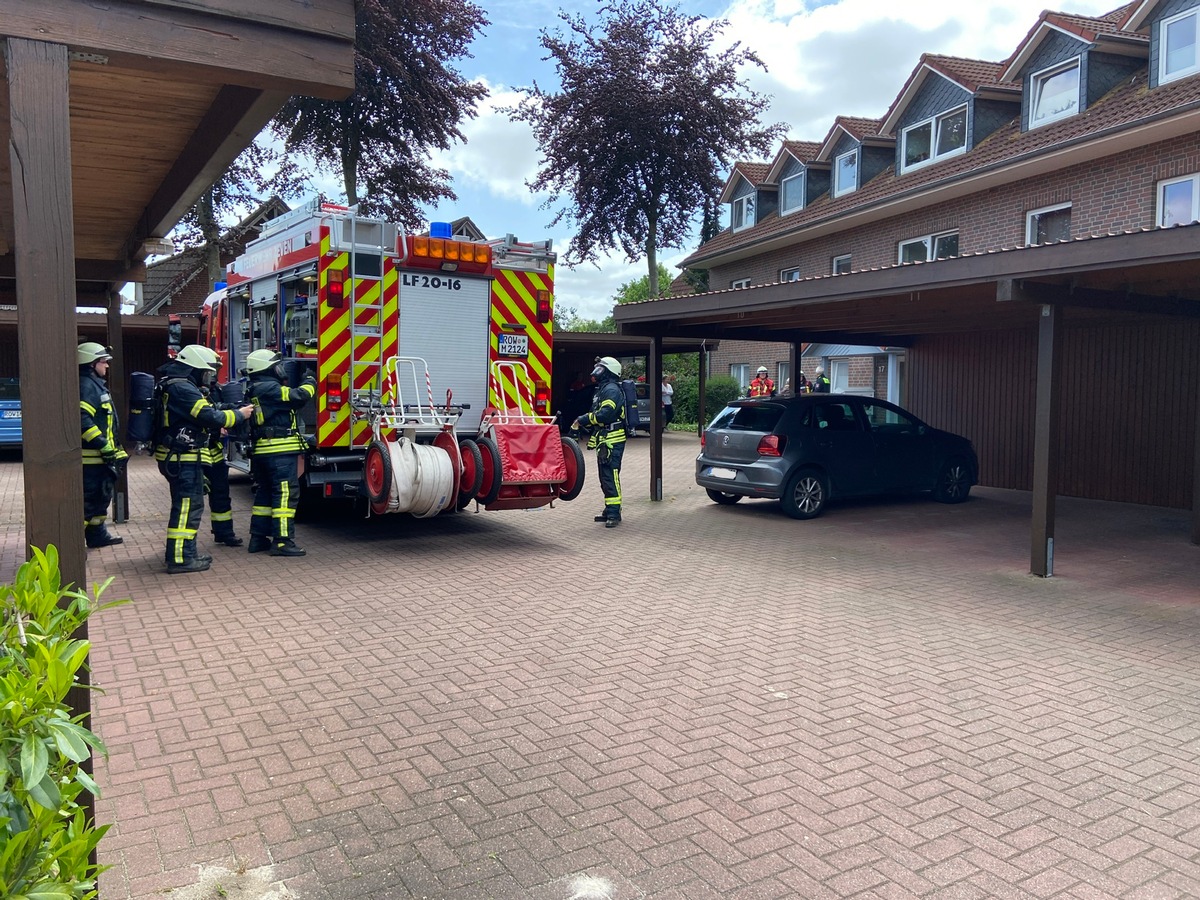 FW-ROW: Rauchentwicklung in Wohnung in Zeven