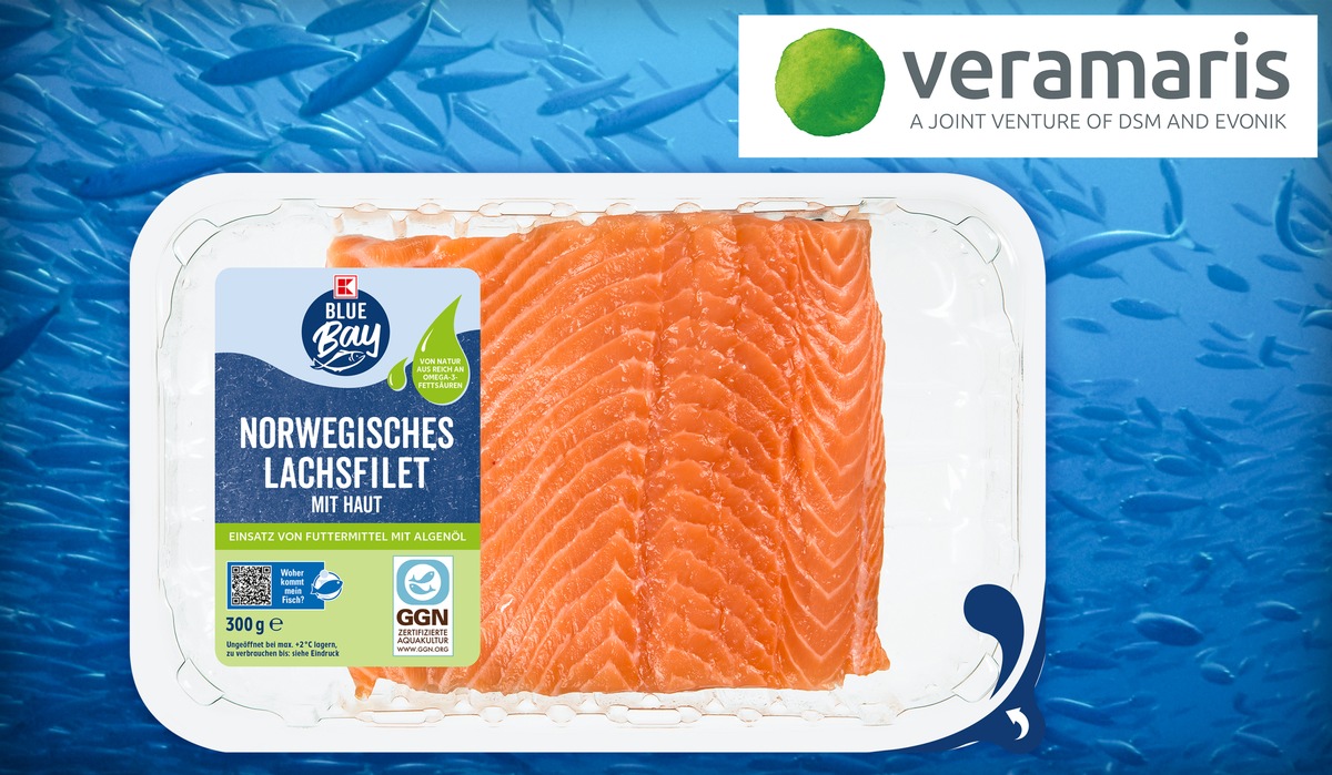 Erstmals in Deutschland: Kaufland nimmt nachhaltigen &quot;Algen-Lachs&quot; unter Eigenmarke auf