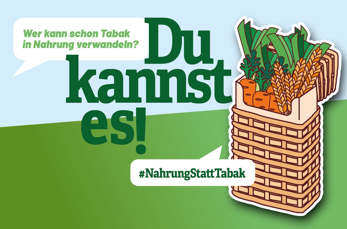 Weltnichtrauchertag 2023: Nahrung statt Tabak / Aktionsbündnis Nichtrauchen motiviert zum Rauch- und Nikotinstopp