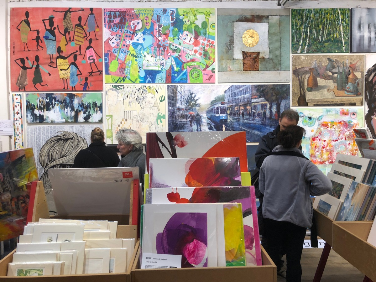 500 Kunstschaffende aus 15 Nationen / 20. Schweizer Kunst-Supermarkt in Solothurn