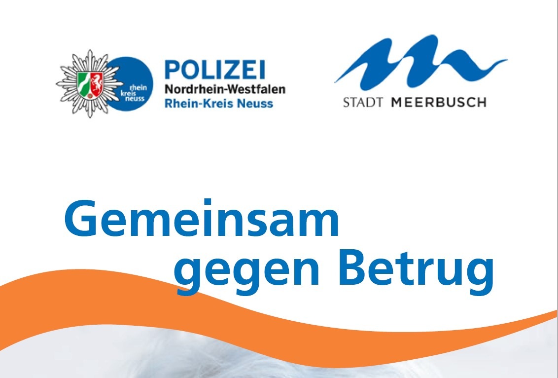 POL-NE: Einladung: &quot;Gemeinsam gegen Betrug&quot; - Stadt und Polizei im &quot;Einsatz&quot; gegen Trickbetrüger