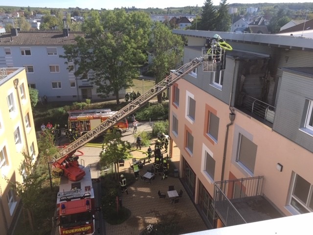 POL-PDKH: Brand im Wohnpark &quot;Sophie Scholl&quot;