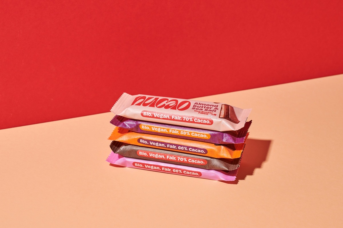 First Chocolate Bars in Germany with 100% Paper Packaging: nucao and Koehler Paper Continue Their Successful Partnership