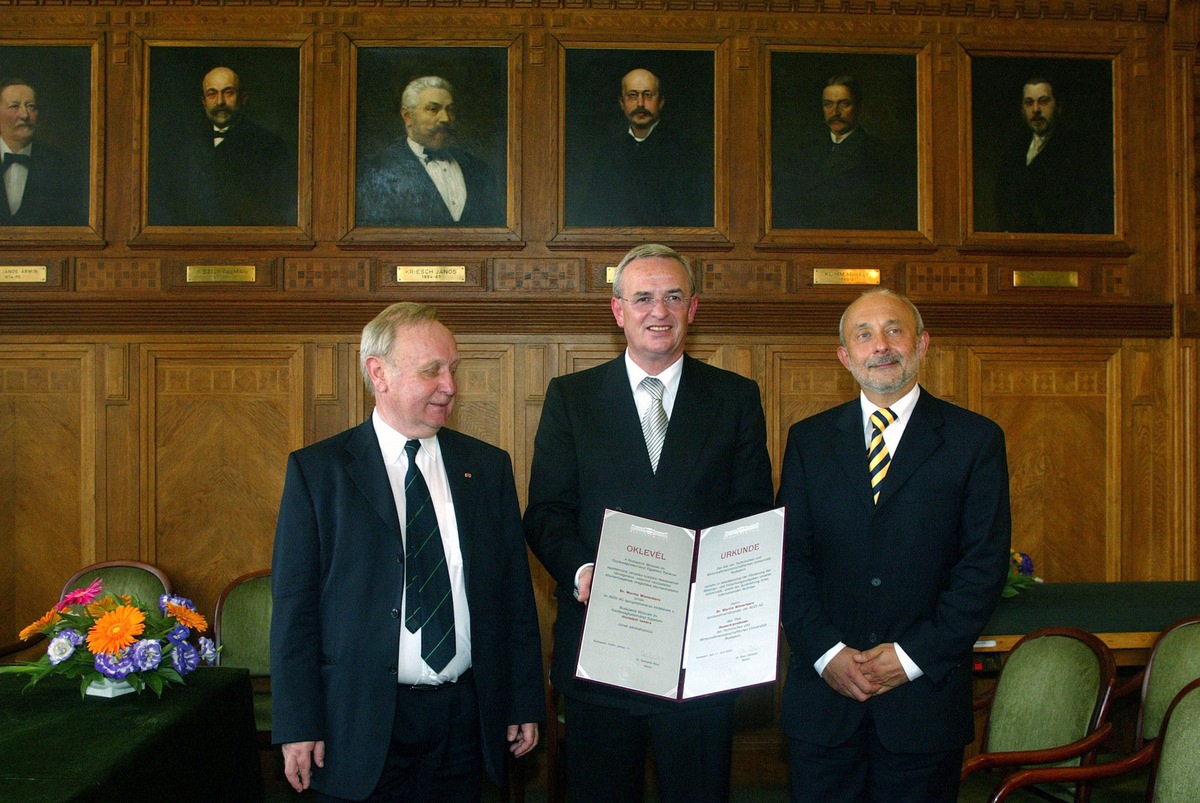 Vorstandschef von Audi zum Honorarprofessor der Technischen Universität Budapest ernannt