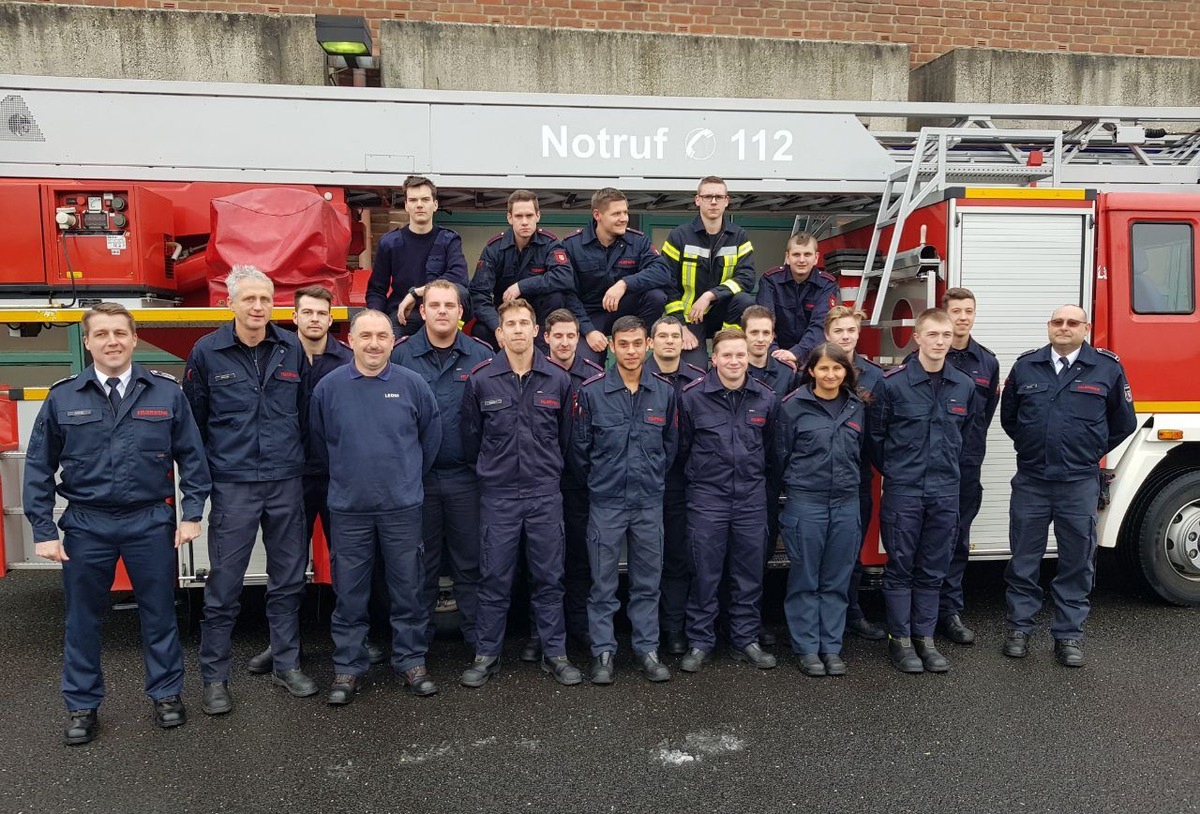 FW-Stolberg: Feuerwehr-Grundausbildung Modul 1 und 2 erfolgreich abgeschlossen