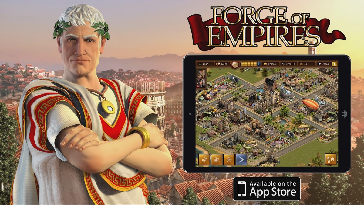 Eine neue Ära beginnt: Forge of Empires startet auf dem iPad / InnoGames veröffentlicht iPad-Version mit voller Cross-Platform-Funktionalität (FOTO)