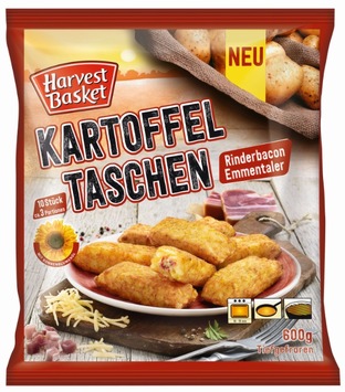 Die Wernsing Feinkost GmbH informiert über einen Warenrückruf des Lebensmittels „Harvest Basket Kartoffeltaschen Rinderbacon Emmentaler, 600g“.