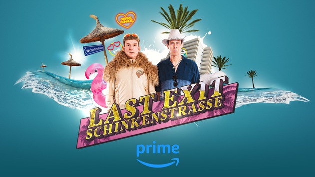 Prime Video veröffentlicht Startdatum, Key Visual sowie weitere Stills zur Comedy-Serie Last Exit Schinkenstraße mit Heinz Strunk und Marc Hosemann